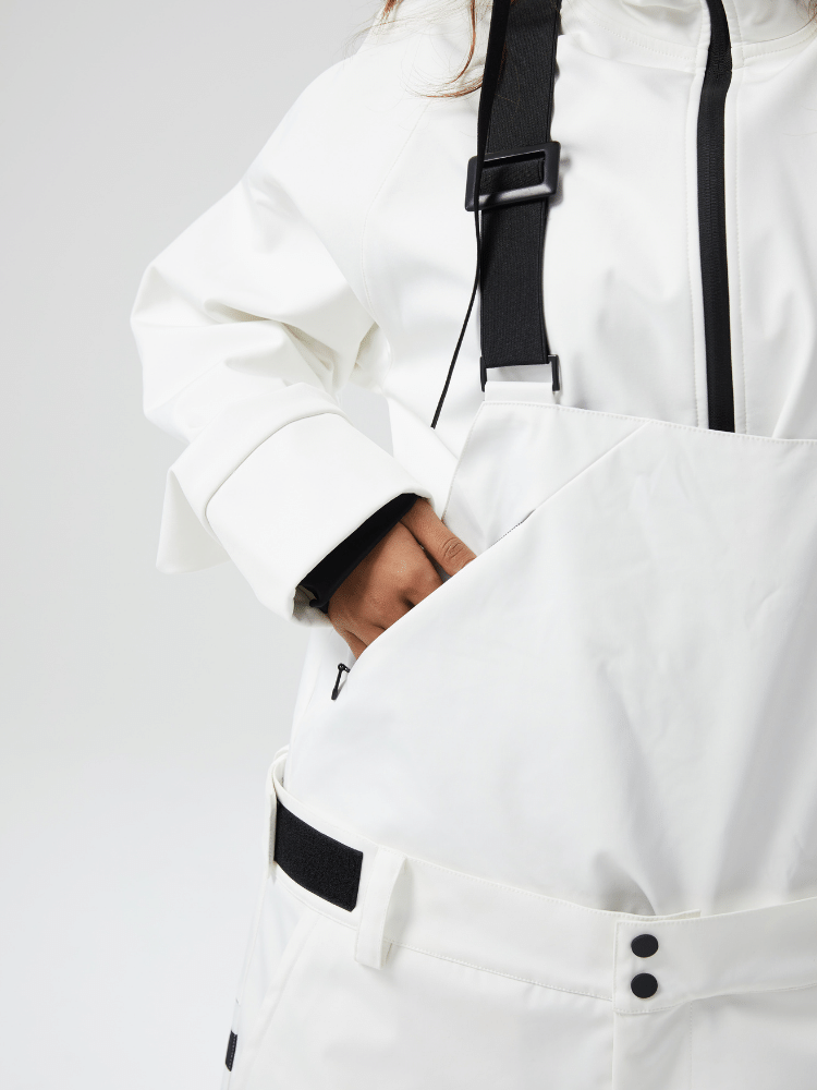 Tolasmik X Banana Hook Premium White Bib Pants