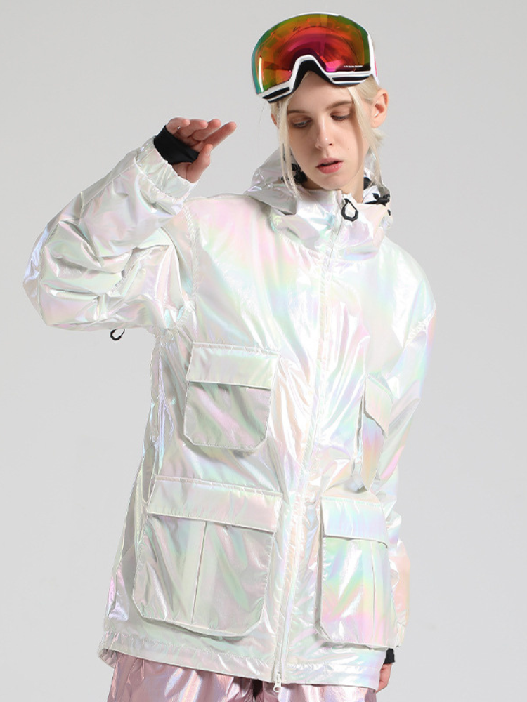 Gsou Snow Neon Holographic Snow Jacket