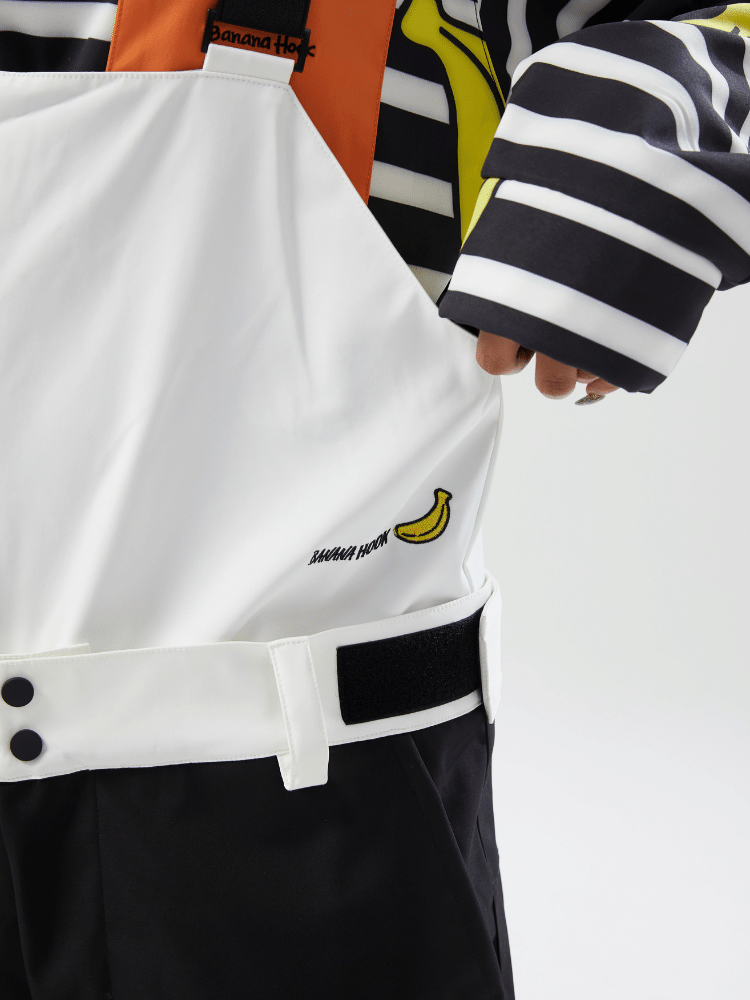 Tolasmik X Banana Hook Premium White Bib Pants