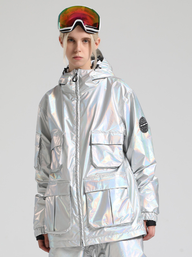 Gsou Snow Neon Holographic Snow Jacket