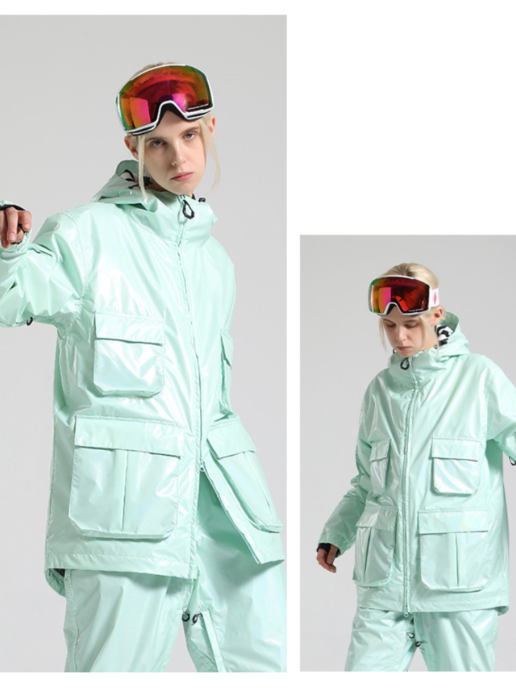 Gsou Snow Neon Holographic Snow Jacket