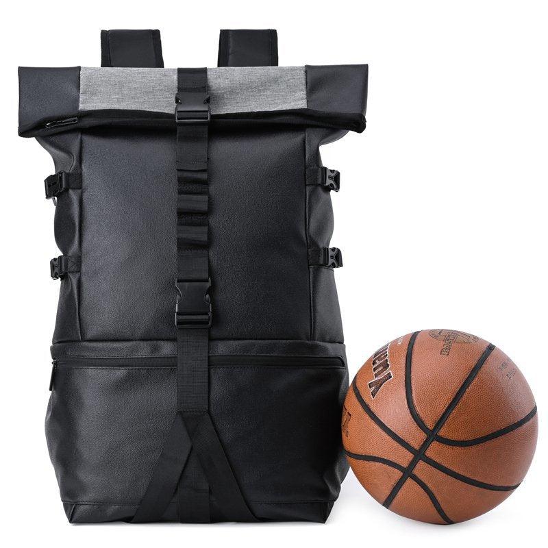 Large Capacity Basketball Roll Top Backpack