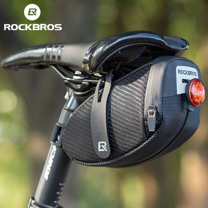 ROCKBROS C16 1L MTB Bike 3D Saddle Bag Waterproof Reflective Shockproof Cycling Bicycle Saddle Bag