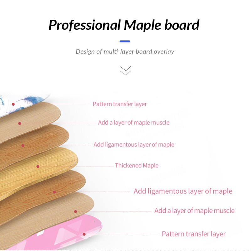 Beginners Longboard Russian Maple Wood Skateboard