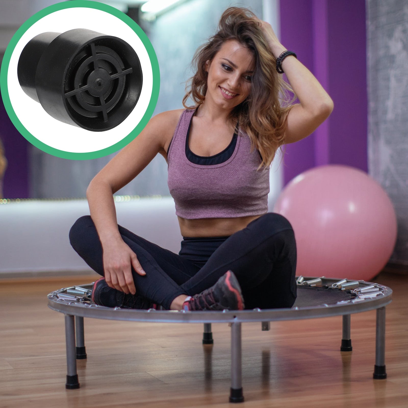 Feet Furniture Covers Chair Caps Table Trampoline Protectors Pads Leg Mat Black Pad Cap Non Pole Mute Round Floor