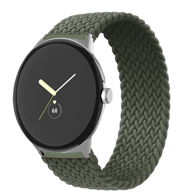 Braided Solo Loop for Google Pixel Watch band Smartwatch Accessories Elastic Nylon belt correa bracelet Pixel Watch Active strap