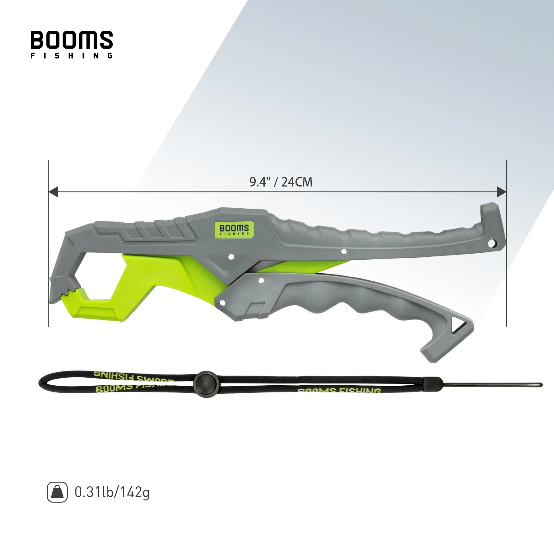 Booms Fishing Lip Gripper with Lanyard