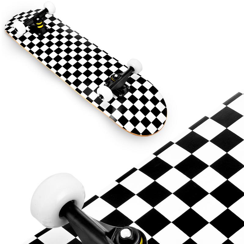 Skateboards for Beginners With 7 Layers Canadian Maple Double Kick Concave
