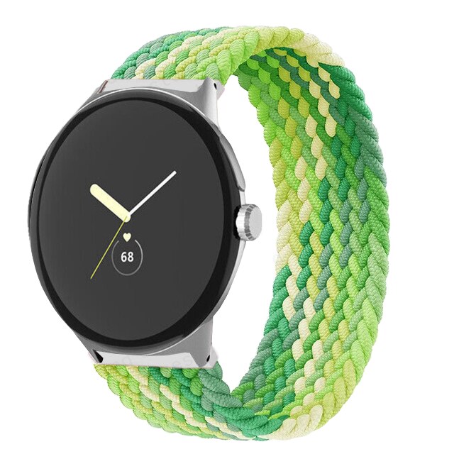 Braided Solo Loop for Google Pixel Watch band Smartwatch Accessories Elastic Nylon belt correa bracelet Pixel Watch Active strap