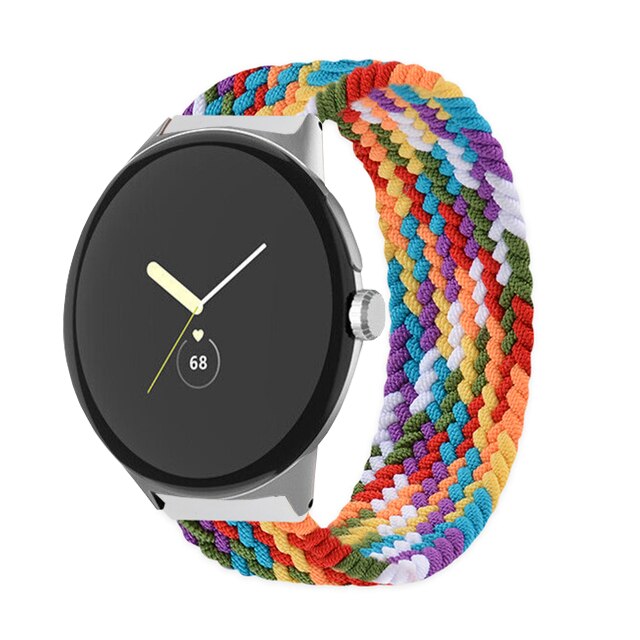 Braided Solo Loop for Google Pixel Watch band Smartwatch Accessories Elastic Nylon belt correa bracelet Pixel Watch Active strap