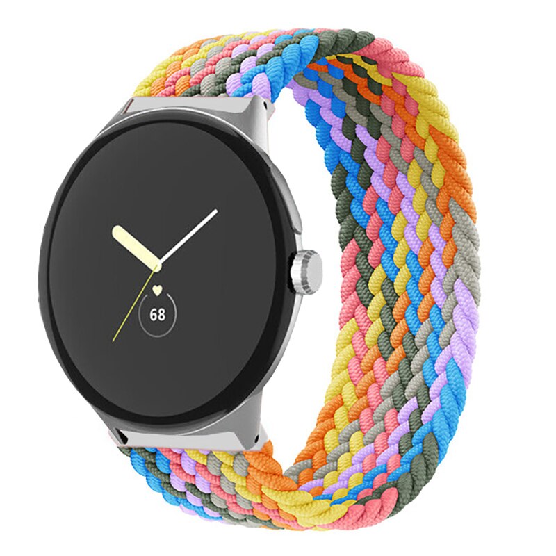 Braided Solo Loop for Google Pixel Watch band Smartwatch Accessories Elastic Nylon belt correa bracelet Pixel Watch Active strap