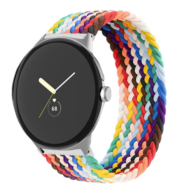 Braided Solo Loop for Google Pixel Watch band Smartwatch Accessories Elastic Nylon belt correa bracelet Pixel Watch Active strap