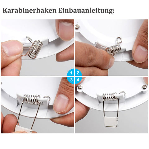 Karabinerhaken Einbauanleitung