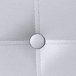 Sitzhocker Deckel mit Knopfreihen