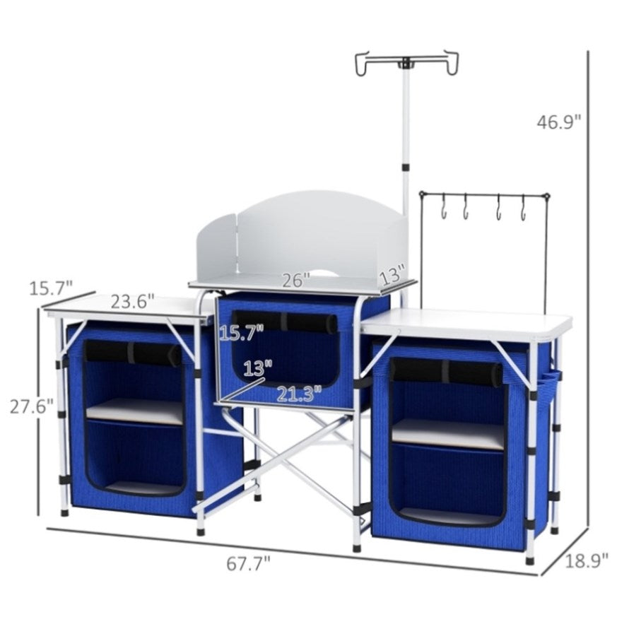 ZUN Camping portable island platform 68755542