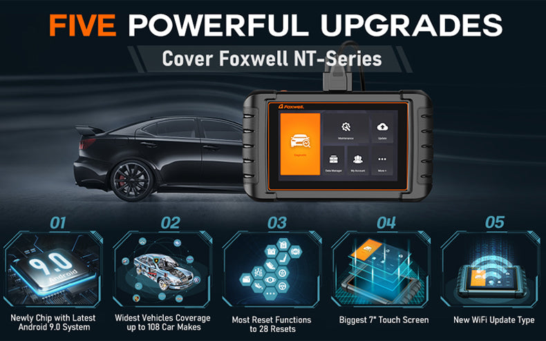 Five Powerful Upgrades of Foxwell NT809