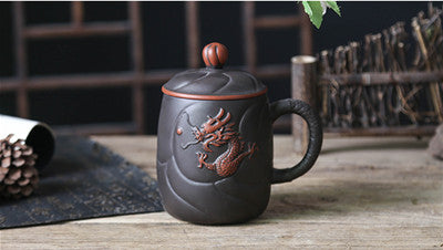 Details about   Zisha Tea Mug with Lid Chinese Yixing Purple Mud Tea Cup Business Office Tea Mug