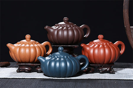 Yixing Teapot Mr Gu Handmade Six Edges Tea Pot,Nature Yellow Clay,280cc yixingteapot201714