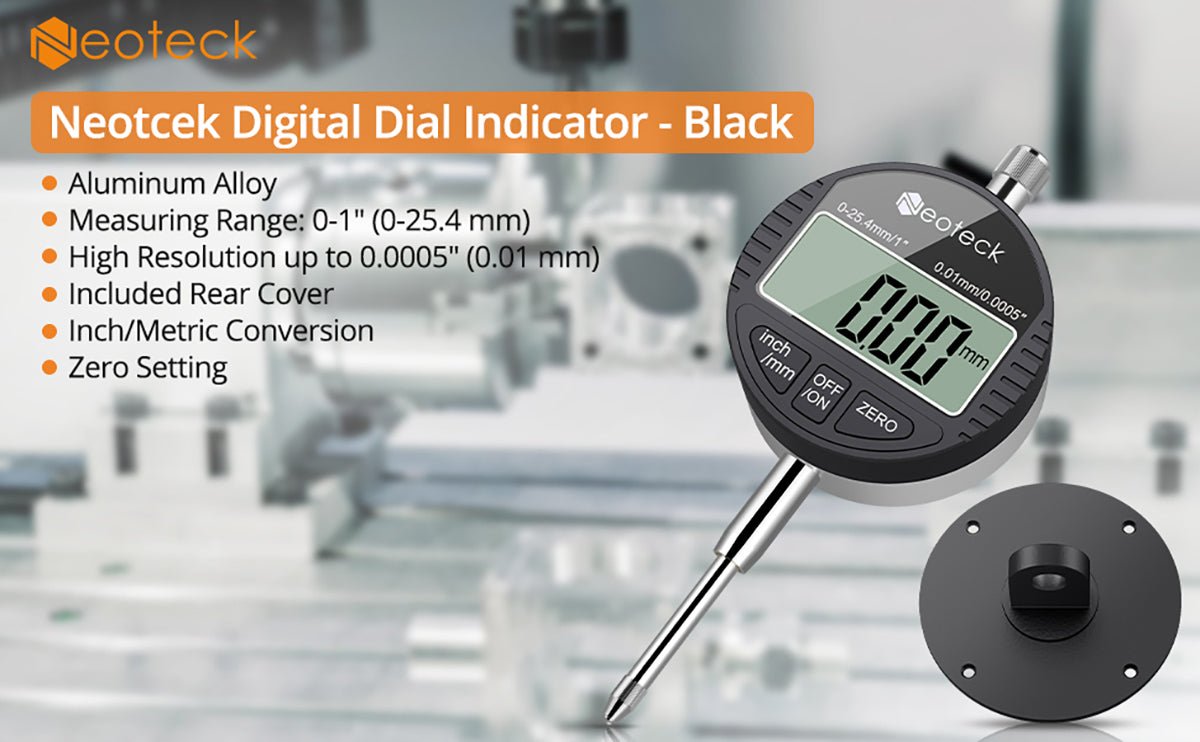 Neoteck DTI Digital Dial Indicator - Black