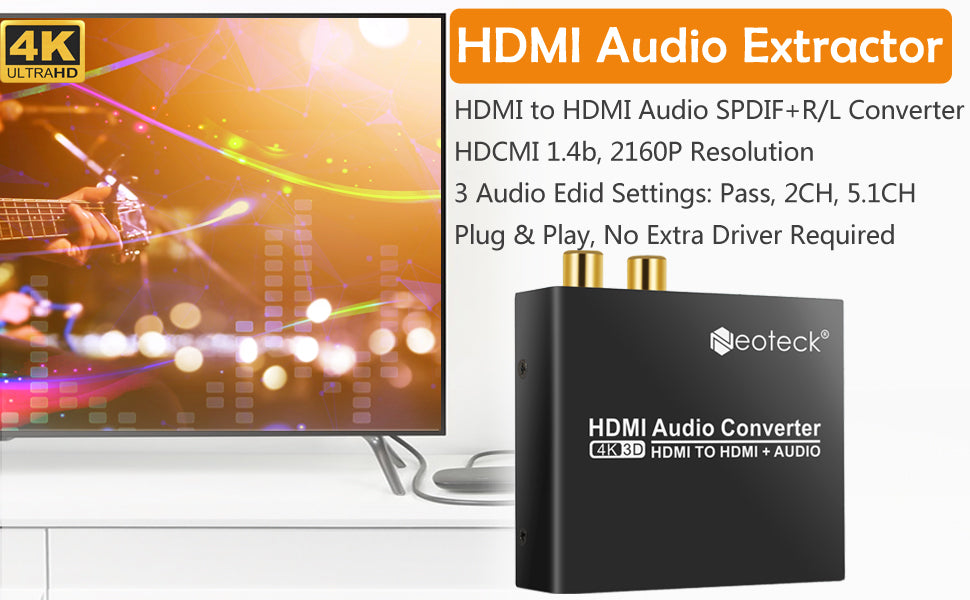 Neoteck HDMI Audio Extractor