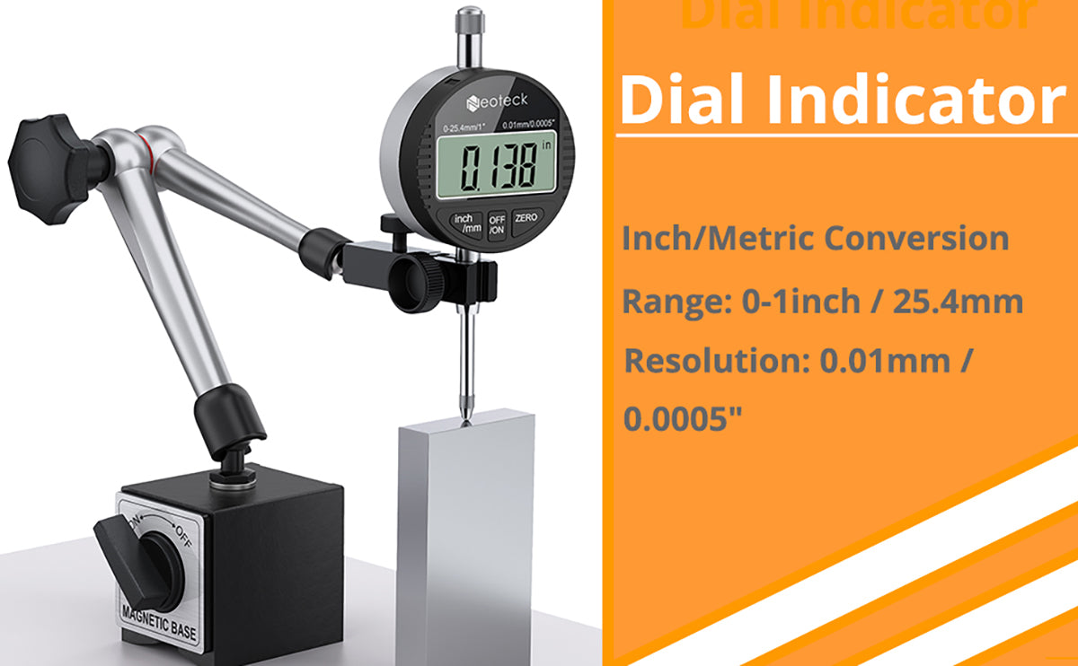 Neoteck DTI Digital Dial Indicator - Black
