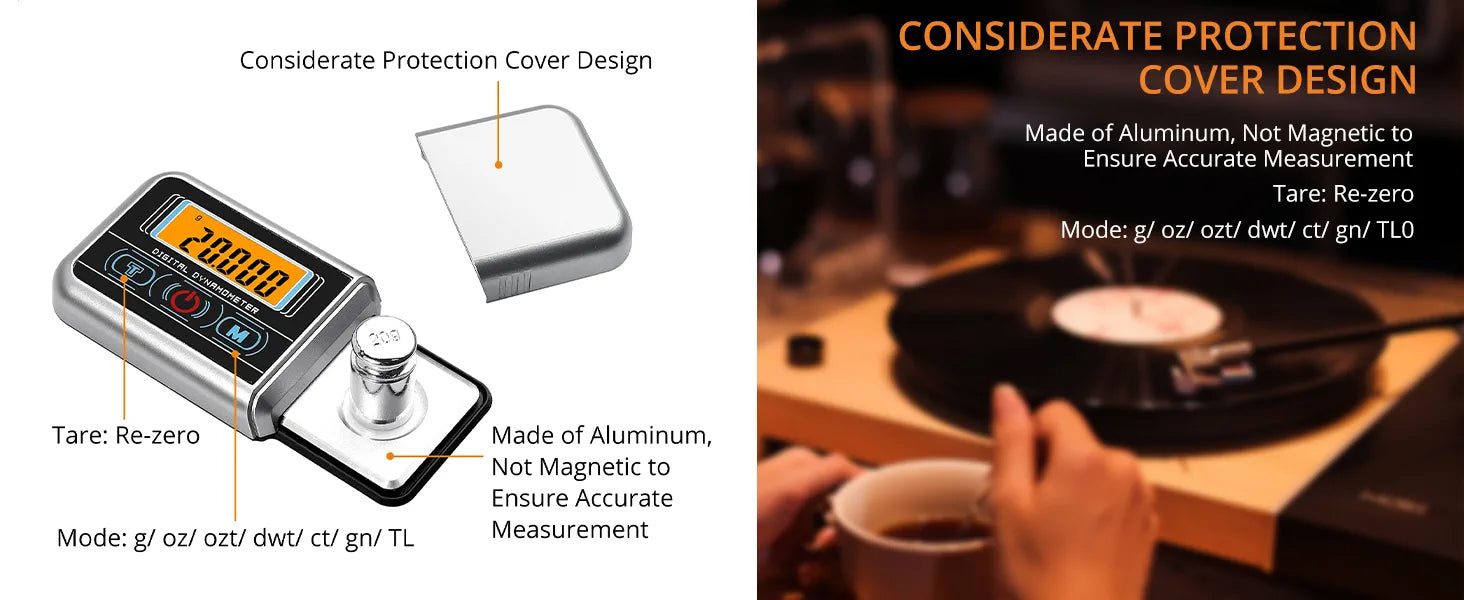Neoteck Touch Switch Turntable Stylus Force Gauge