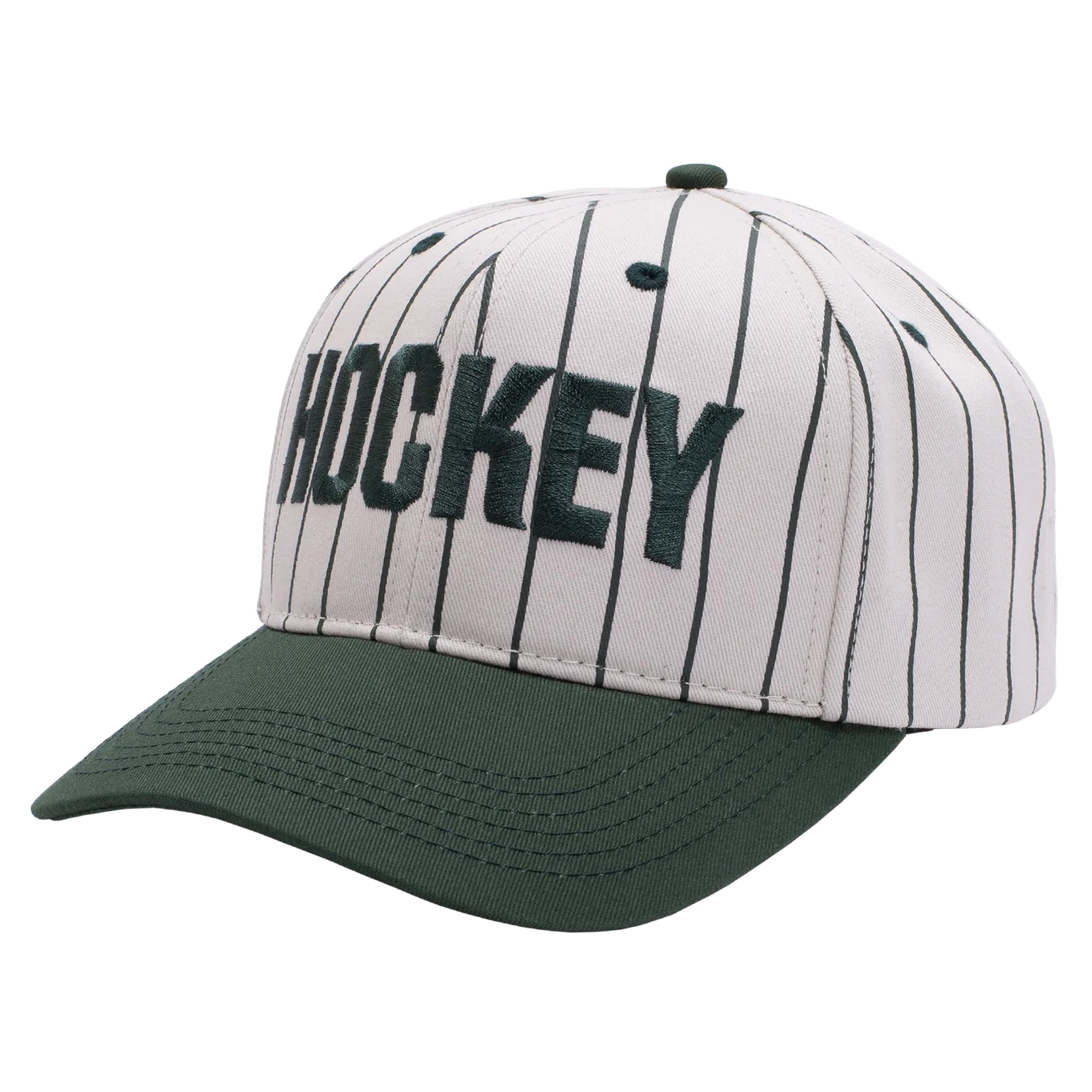 HOCKEY PINSTRIPED HAT CREAM