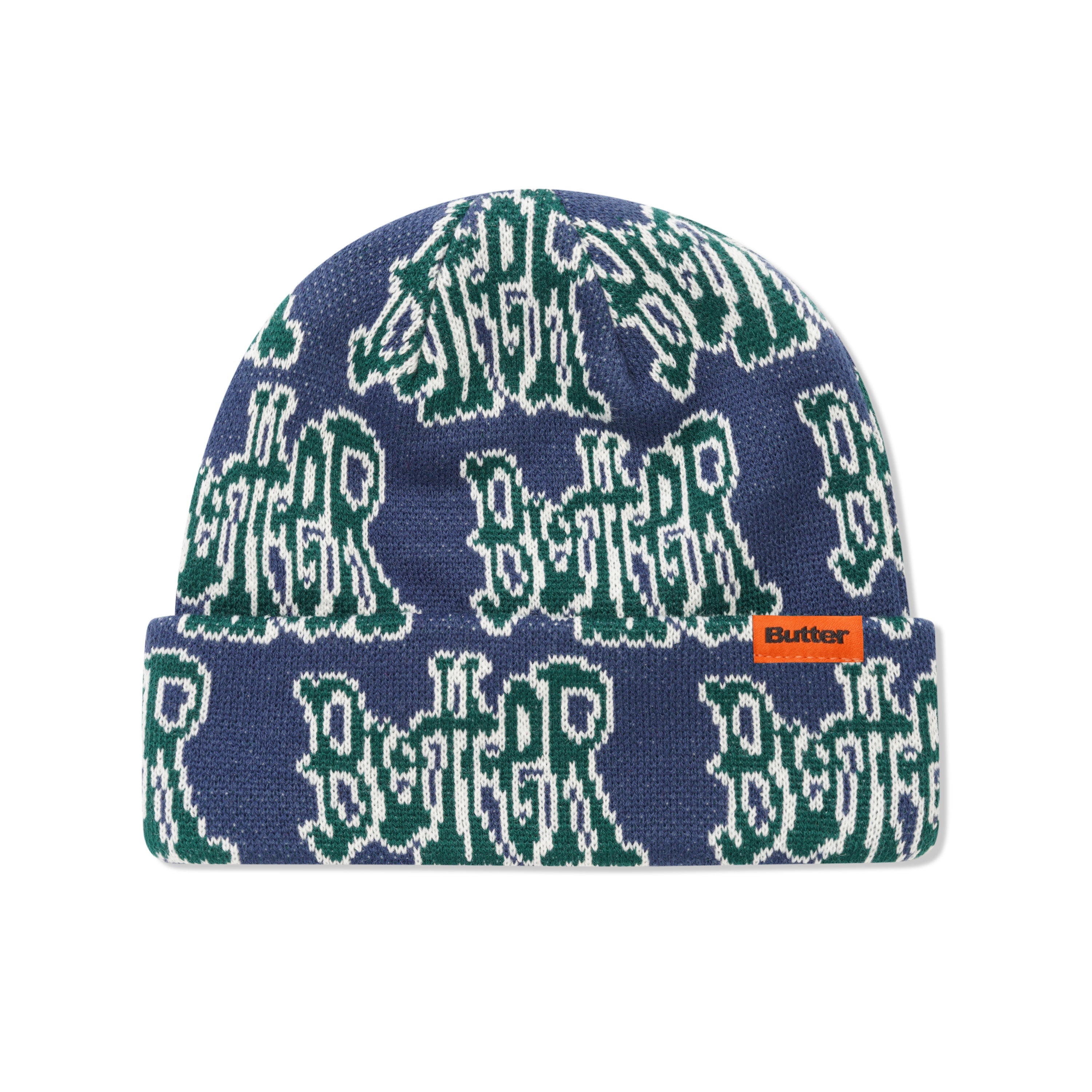 BUTTER GOODS TOUR BEANIE NAVY