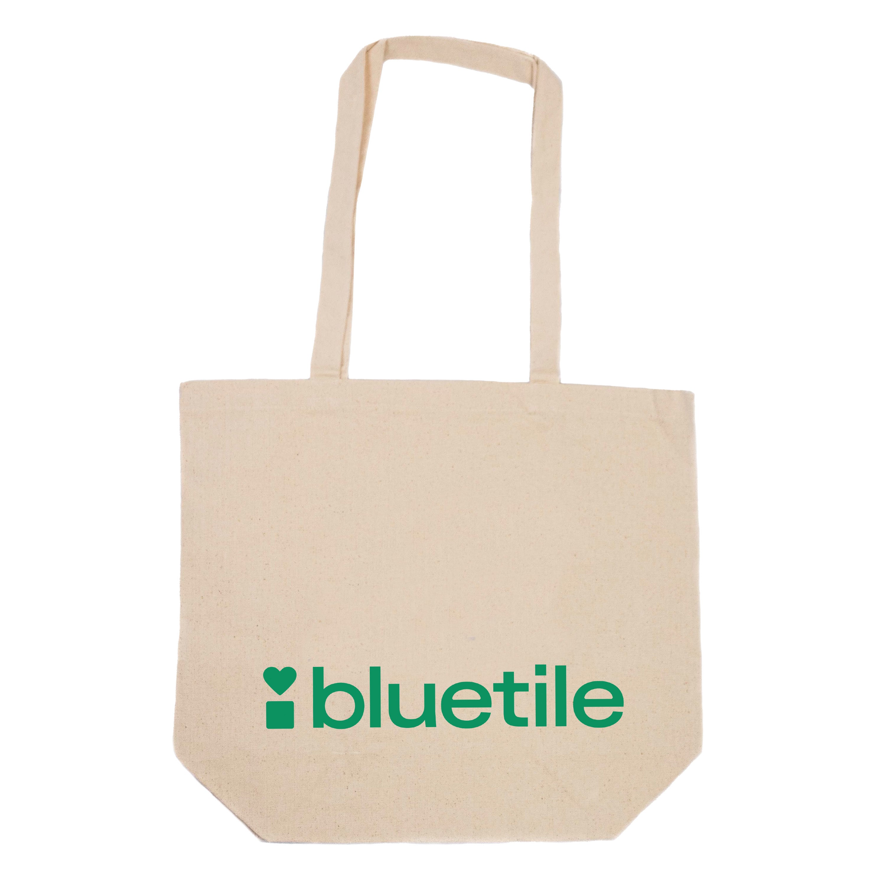 BLUETILE GREEN LOGO TOTE