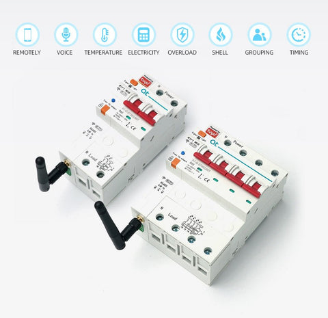 Disjuntor Wi-Fi AT-Q-ST-JWT RCBO