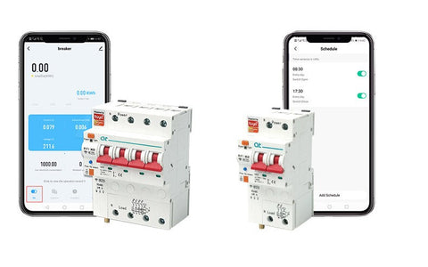 surveillance de l'utilisation de l'électricité du disjoncteur wifi