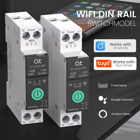 AT-Q-SY2 WiFi Smart Switch: Din gateway till Intelligent Power Management