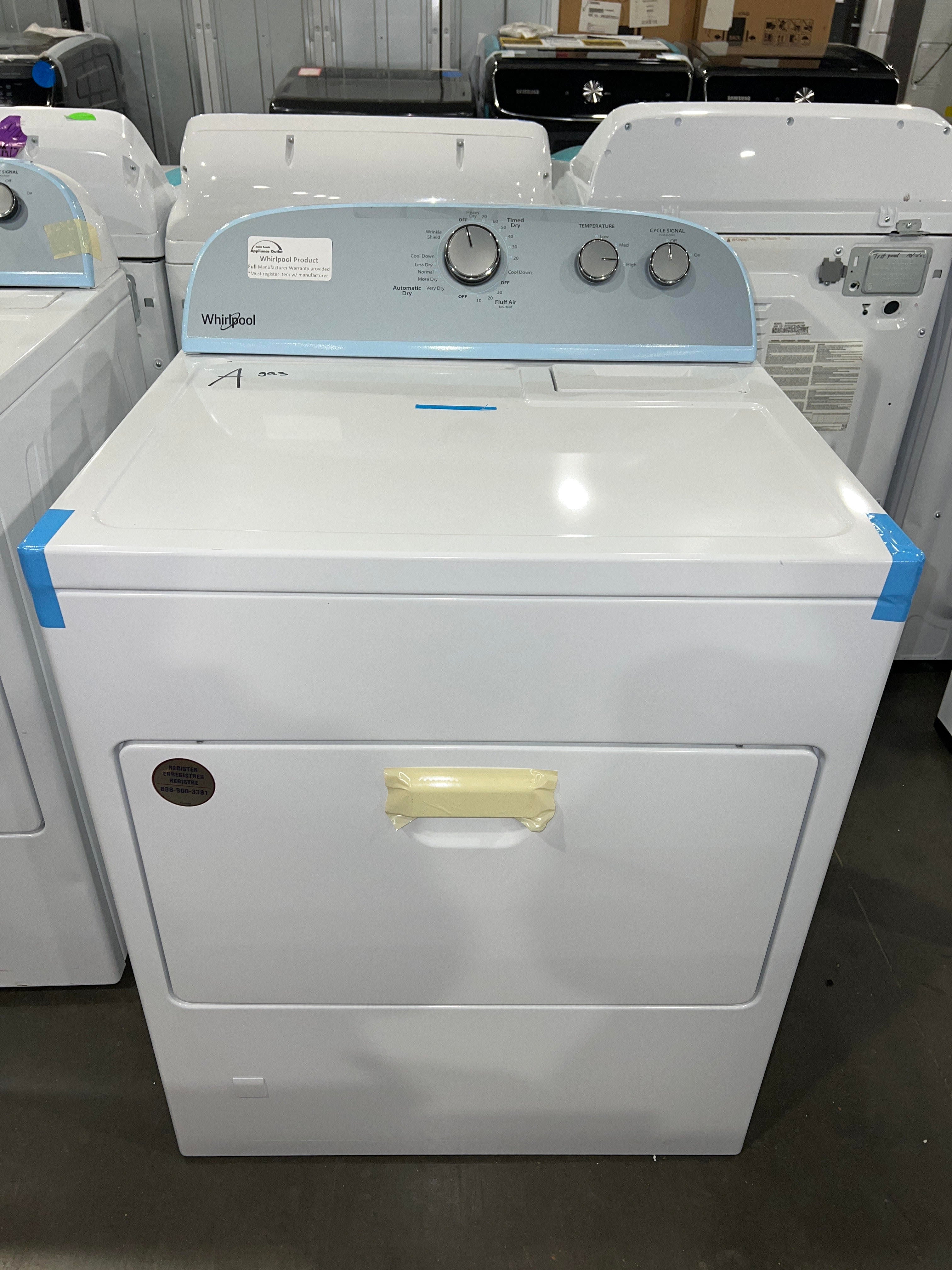 Whirlpool 7.0 cu. ft. Top Load Gas Dryer with AutoDry? Drying System (WGD4950HW)