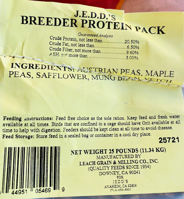 BREEDER PROTEIN PACK (Leach Grain & Milling)