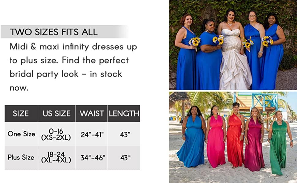 72styles Infinity Dress Two Size Fits All