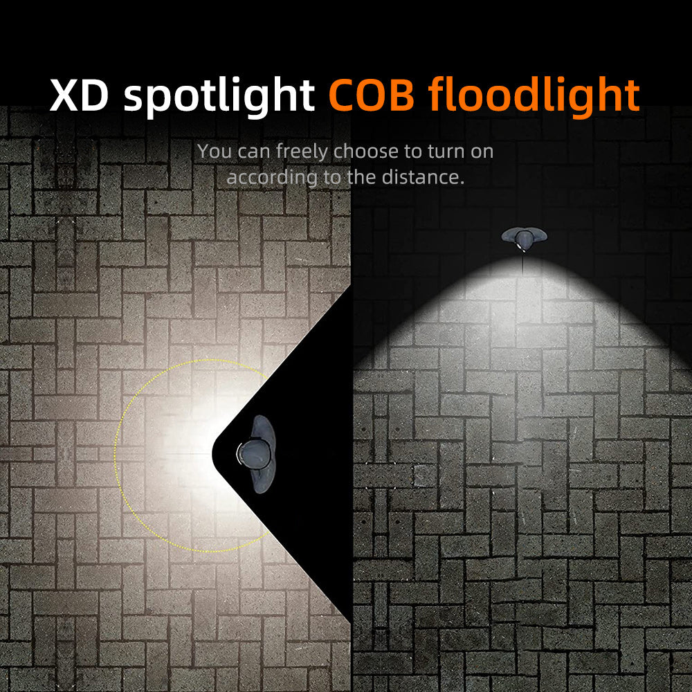 XD spotlight COB floodlight You can freely choose to turn on according to the distance.