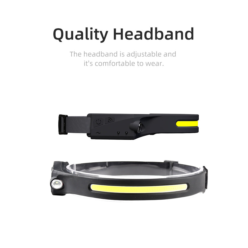 Quality Headband The headband is adjustable and it's comfortable to wear.