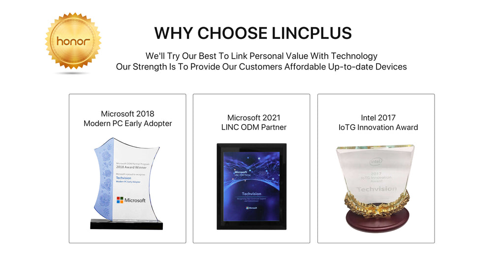 Histoire de la marque LincPlus - Honneur