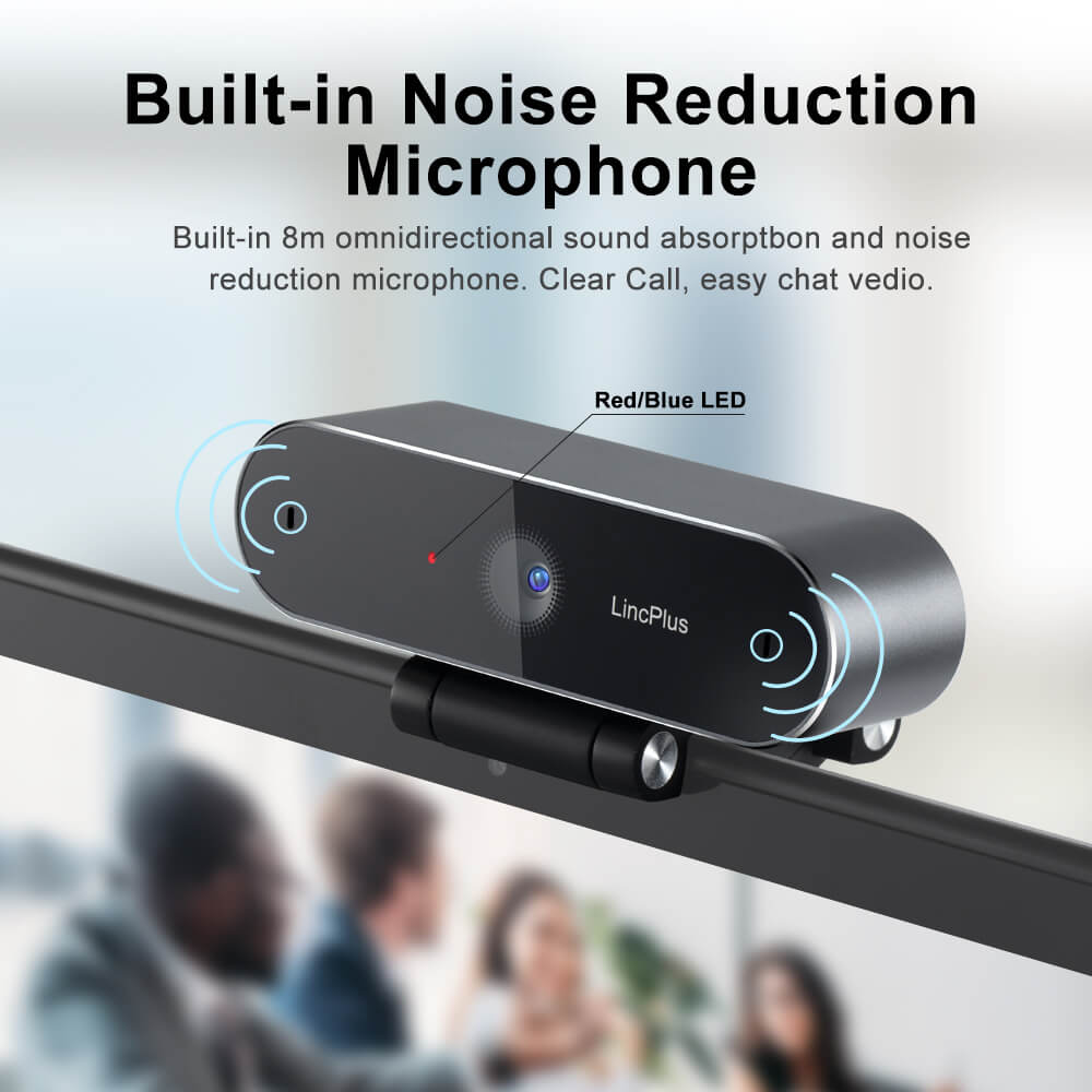 built-in microphone with noise reduction function