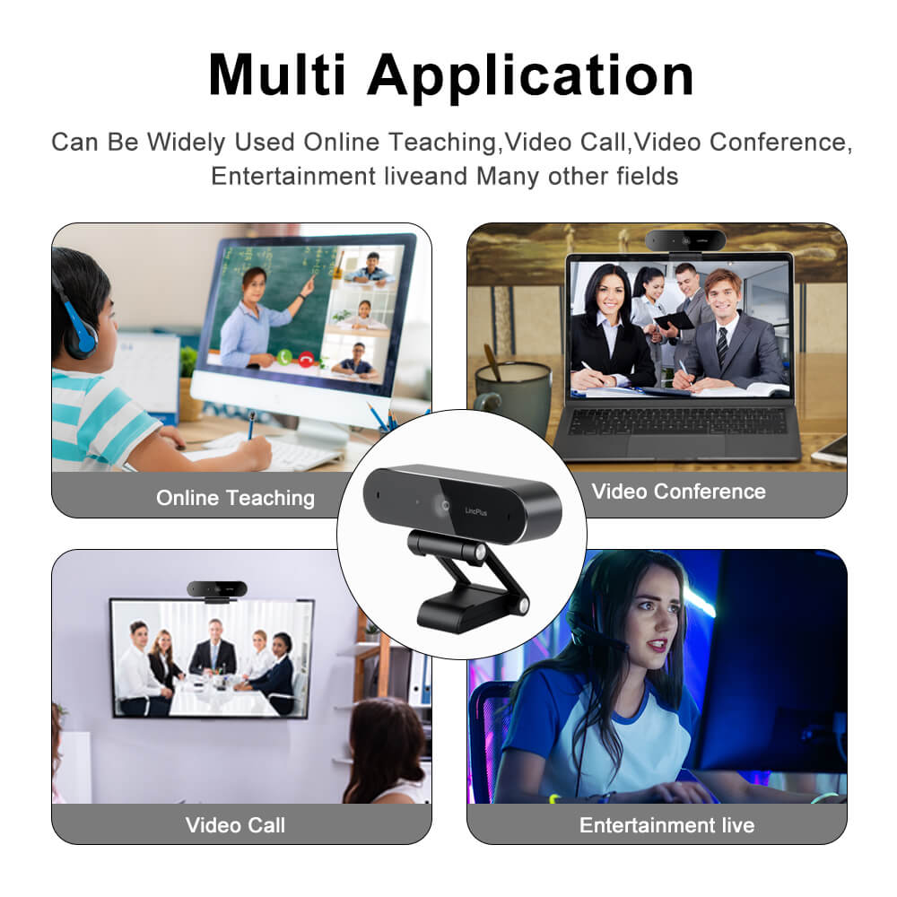 application multiple de la webcam lincplus c2
