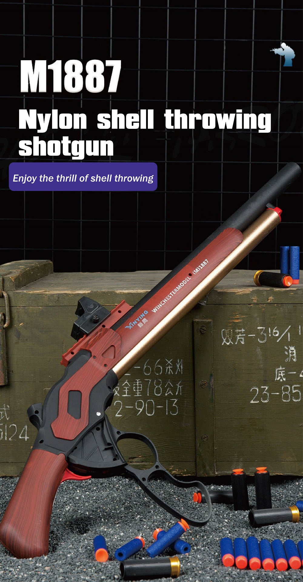 Winchester 1887 Terminator Softbullet Shotgun Toy Gun – yitoystore