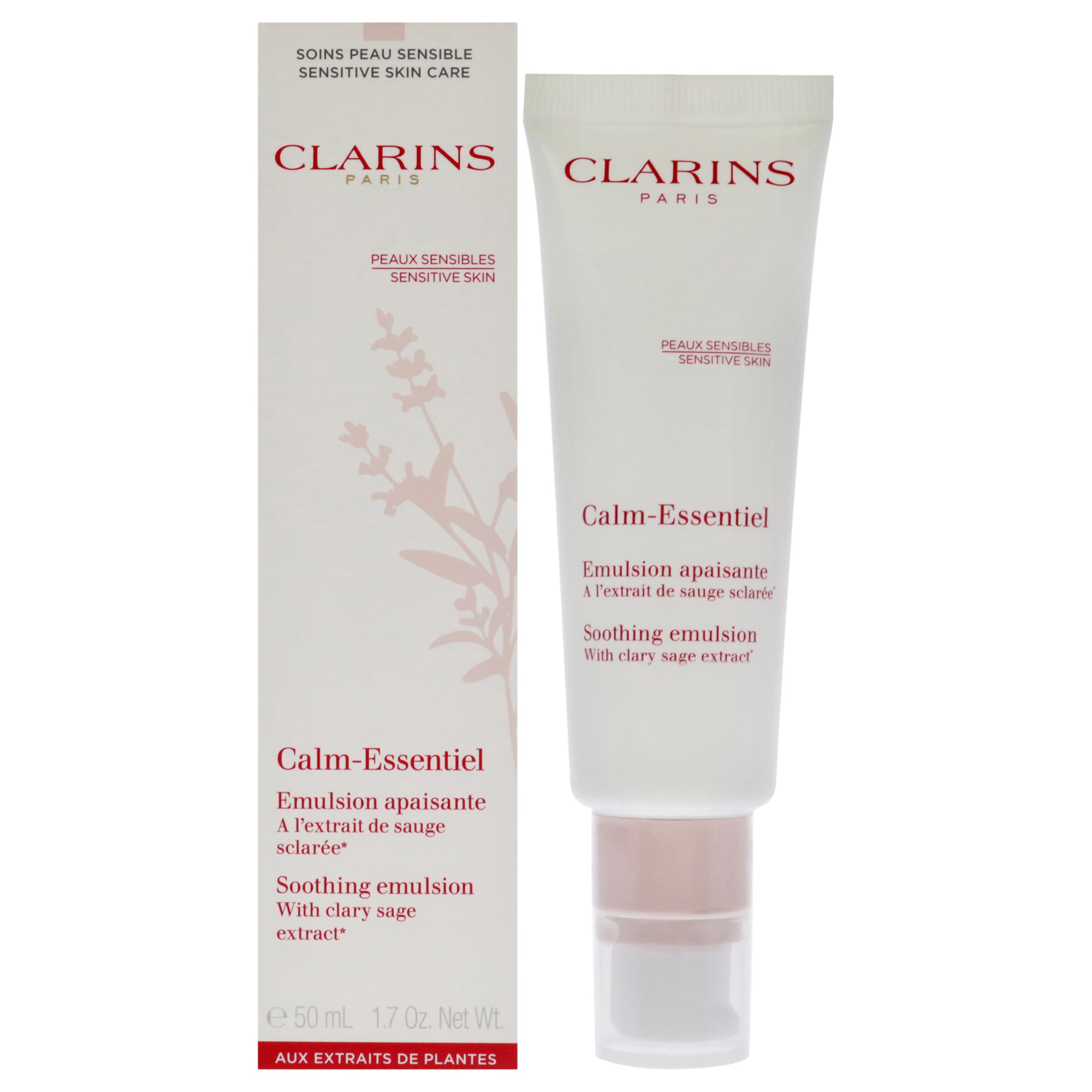 Calm Essentiel Soothing Emulsion by Clarins for Women - 1.7 oz Cream