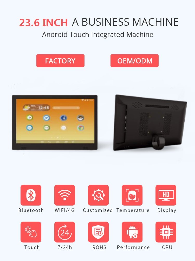 Touch display screen kiosk