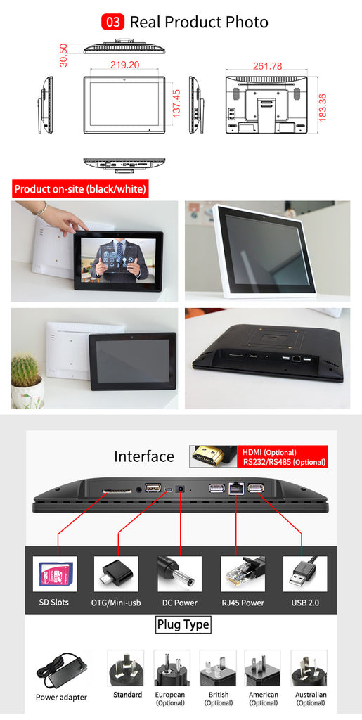 touch tablet pc