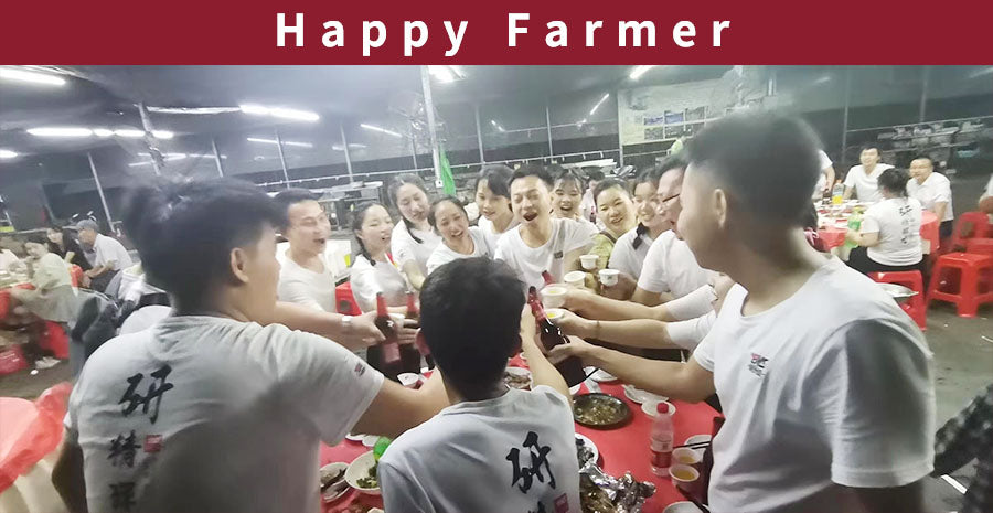 Happy farmer