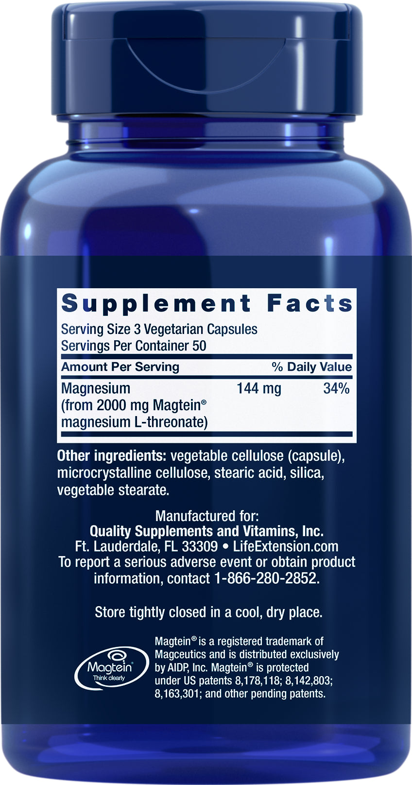 Neuro-Mag? Magnesium L-Threonate 90 veg caps by Life Extension