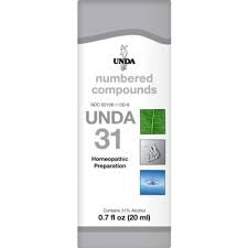 Unda #31 Seroyal ( 0.7 fl oz) Numbered Compounds