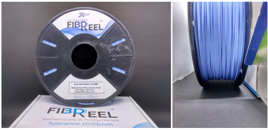 Fibreel PLA Filament 1.75MM - Sky Blue 1 KG