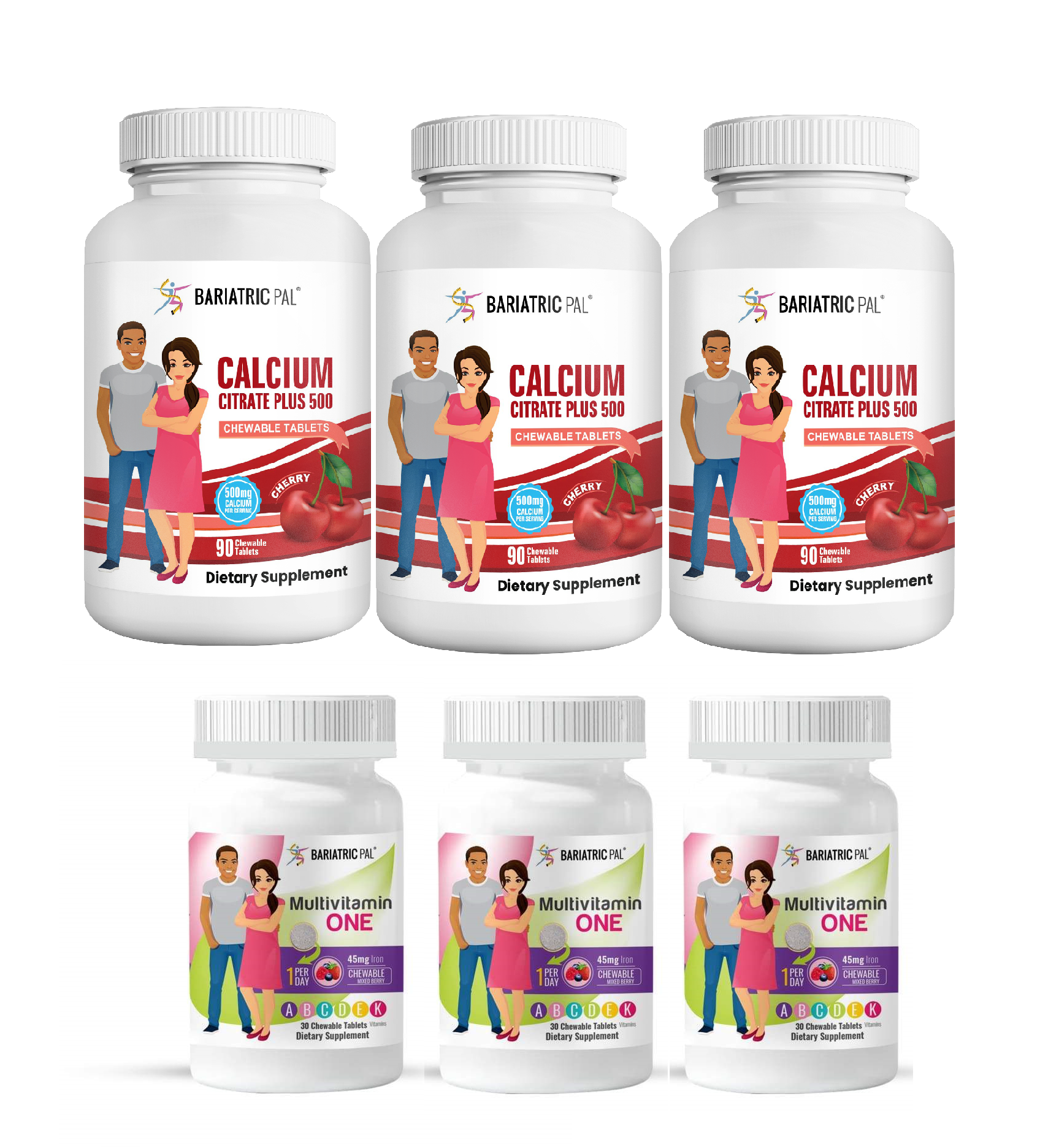 Duodenal Switch Complete Vitamin Pack by BariatricPal - Capsules & Chewables