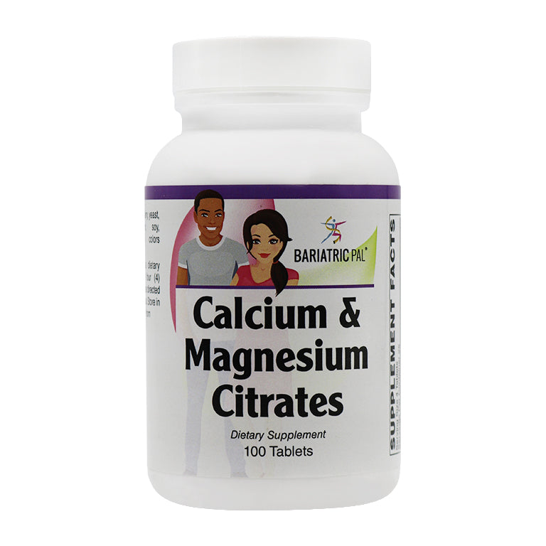 Calcium & Magnesium Citrates Tablets by BariatricPal